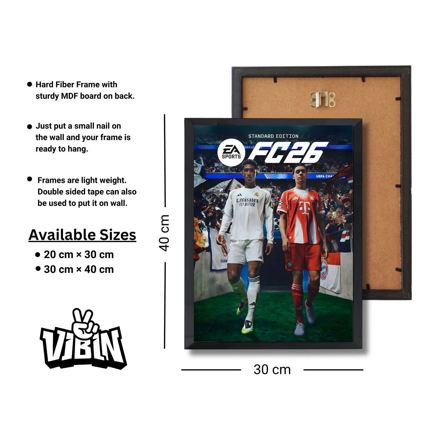 Jude Bellingham and Jamal Musiala Football Poster #197