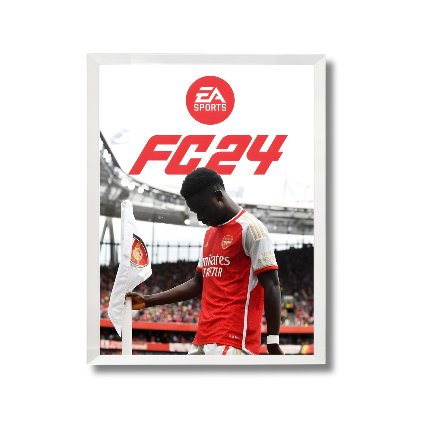 Bukayo Saka Football Poster #198