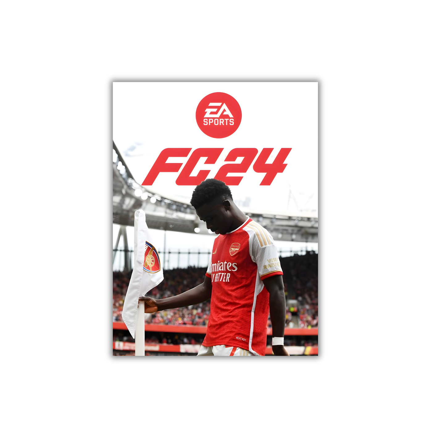Bukayo Saka Football Poster #198