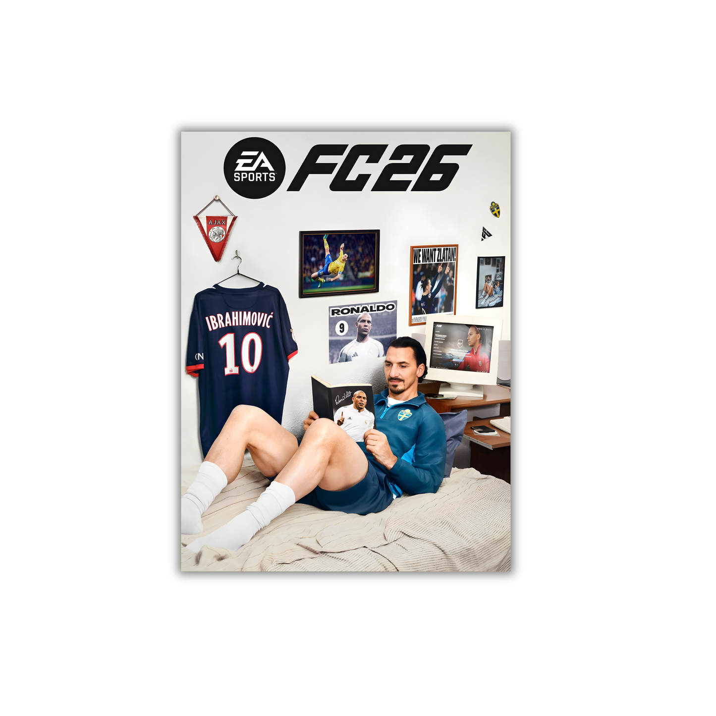 zlatan ibrahimović Football Poster #200