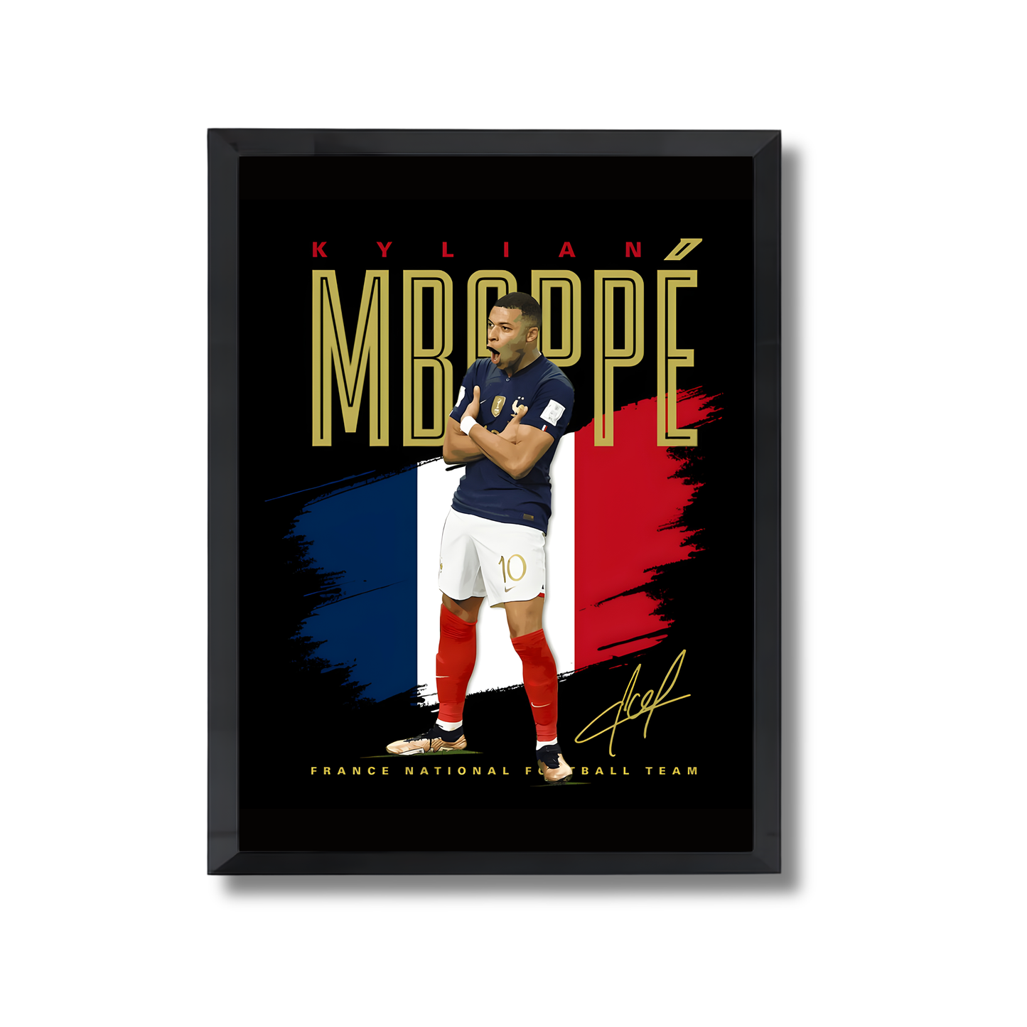 Kylian Mbappé Football Poster #209