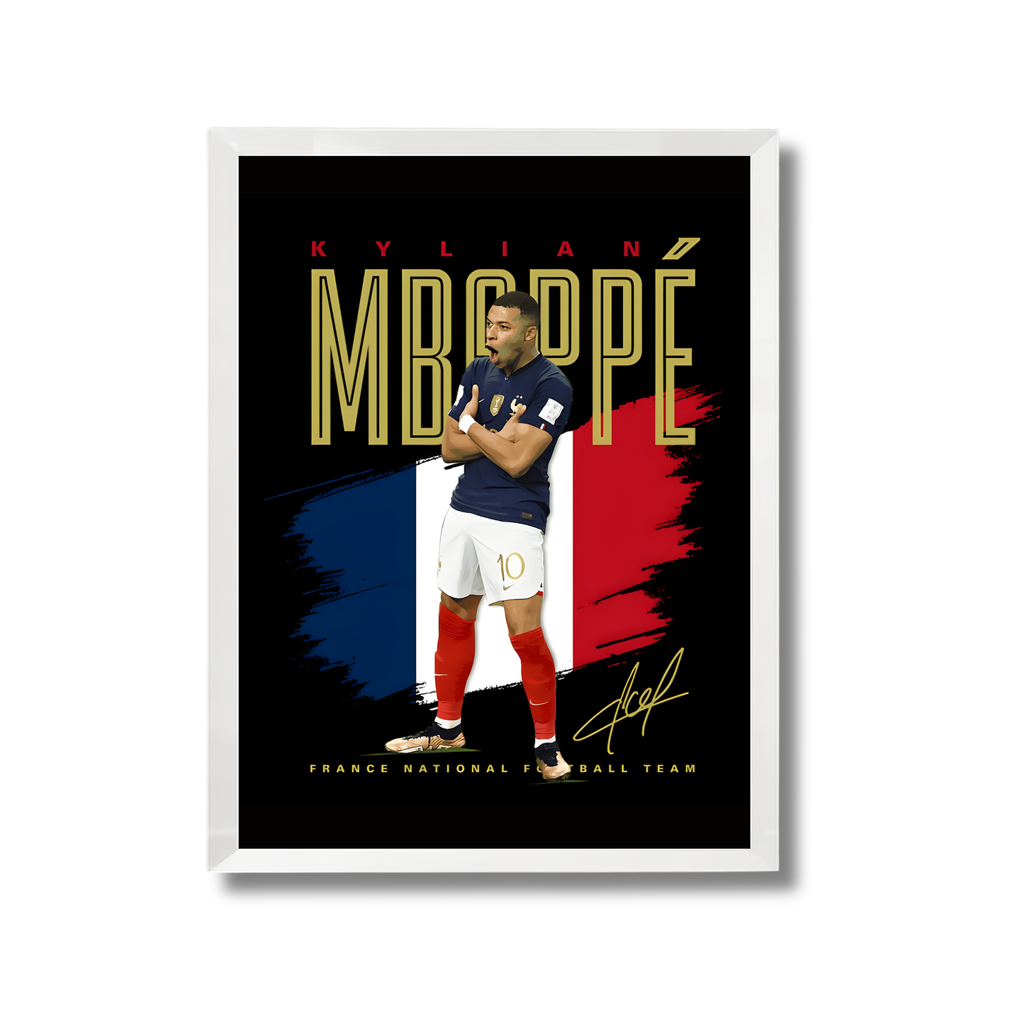 Kylian Mbappé Football Poster #209