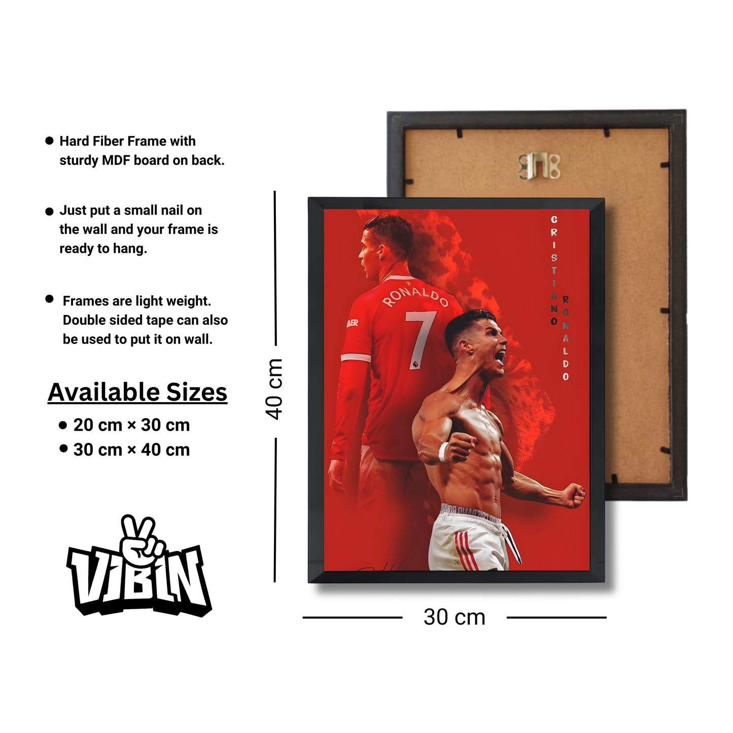 Cristiano Ronaldo Football Poster #213