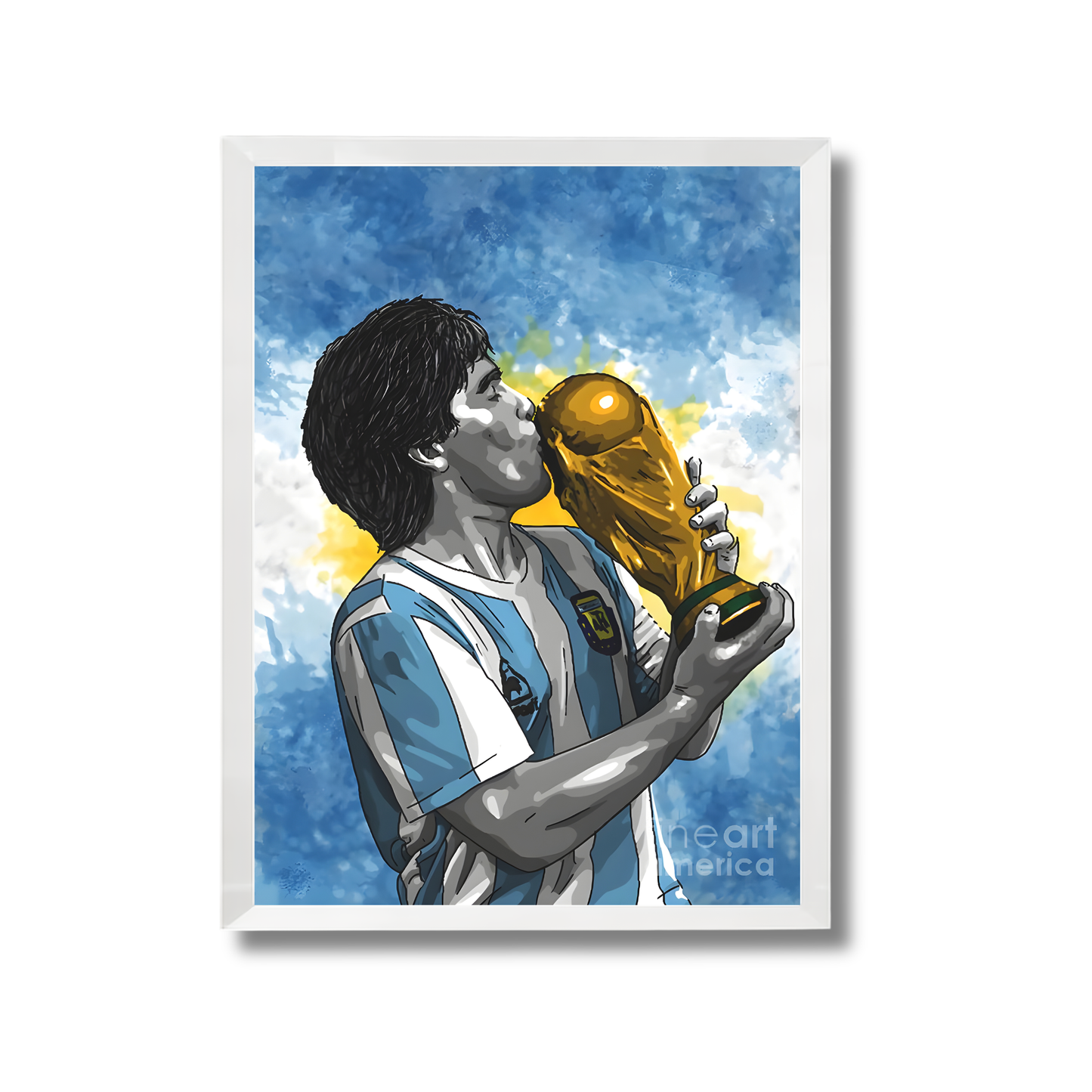 Diego Maradona 1986 World Cup Argentina Football Poster #217