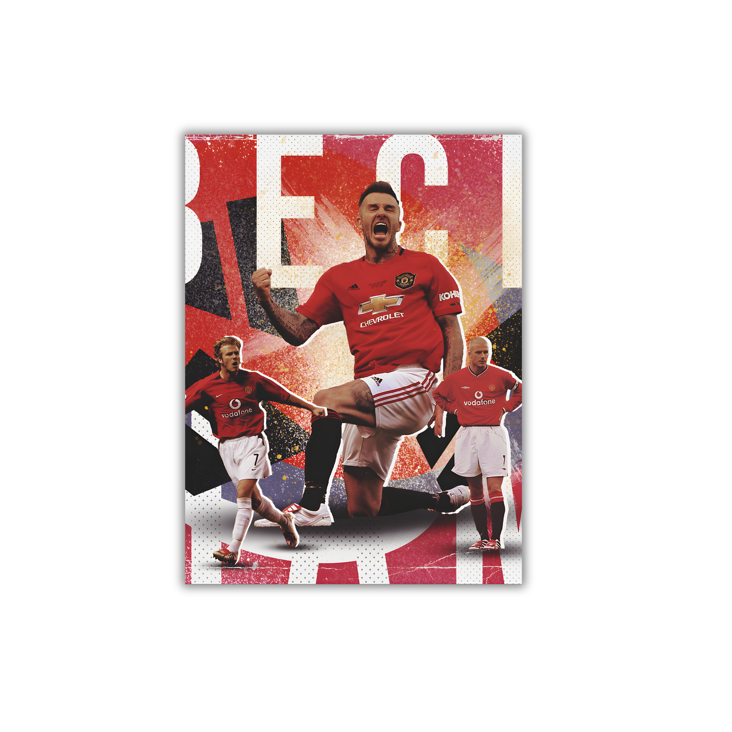 David Beckham Football Poster #222
