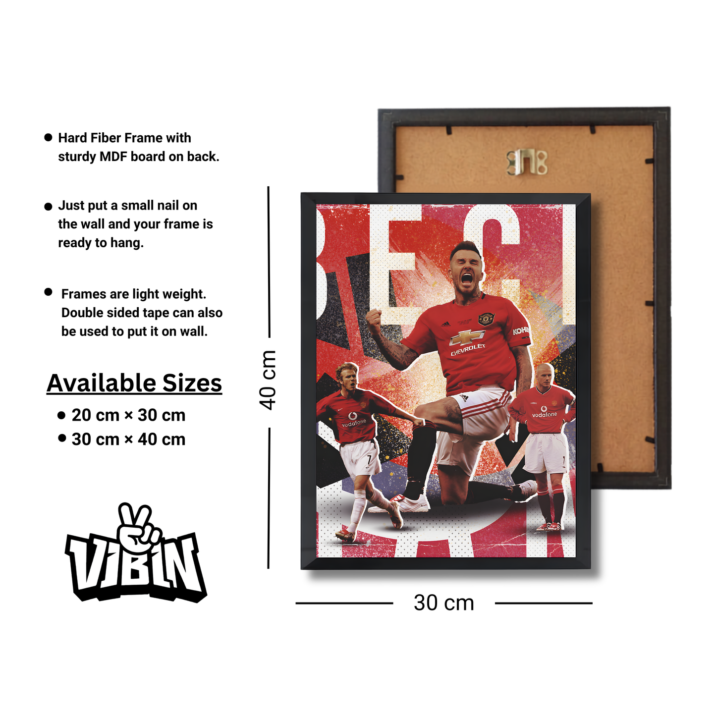 David Beckham Football Poster #222