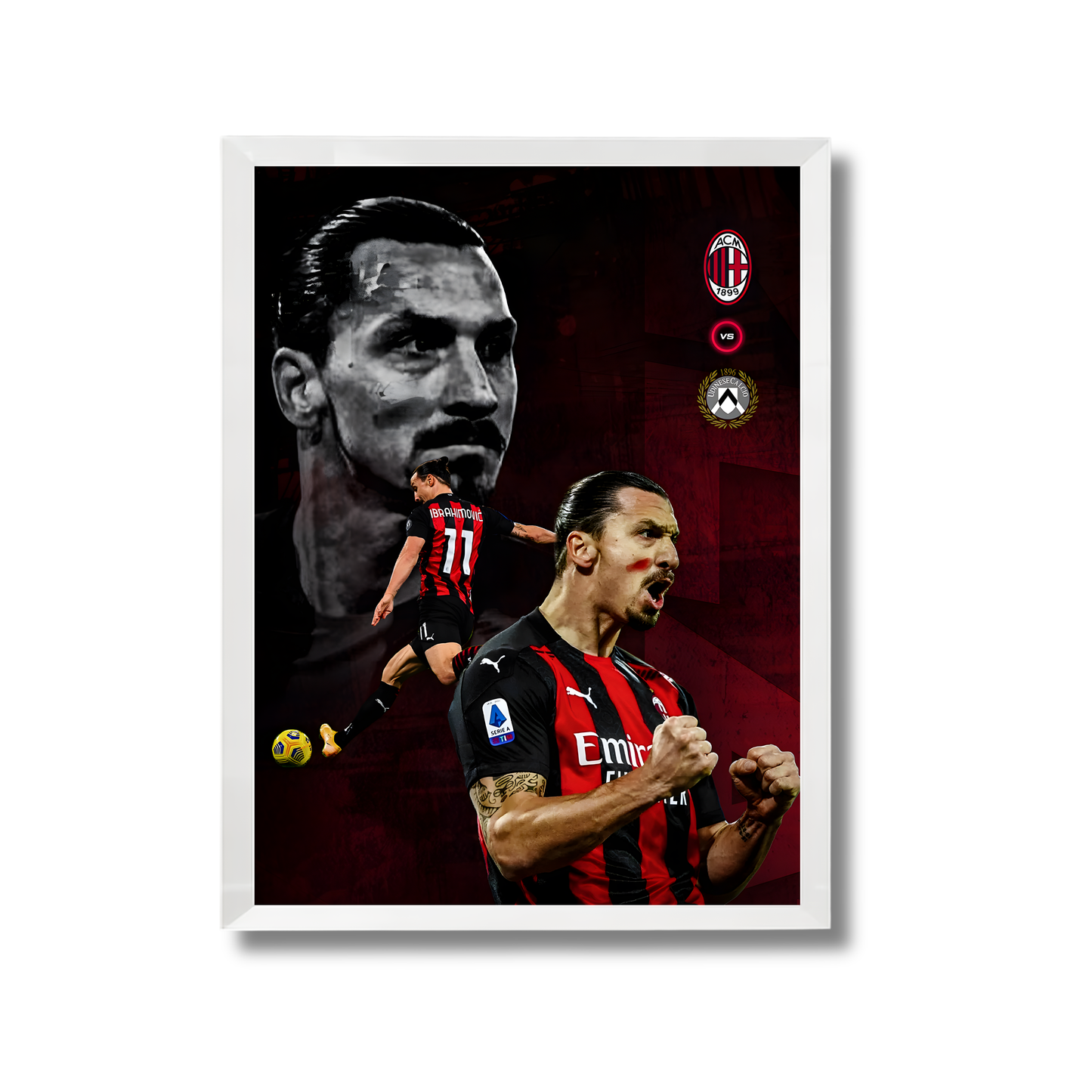Zlatan Ibrahimović Football Poster #223