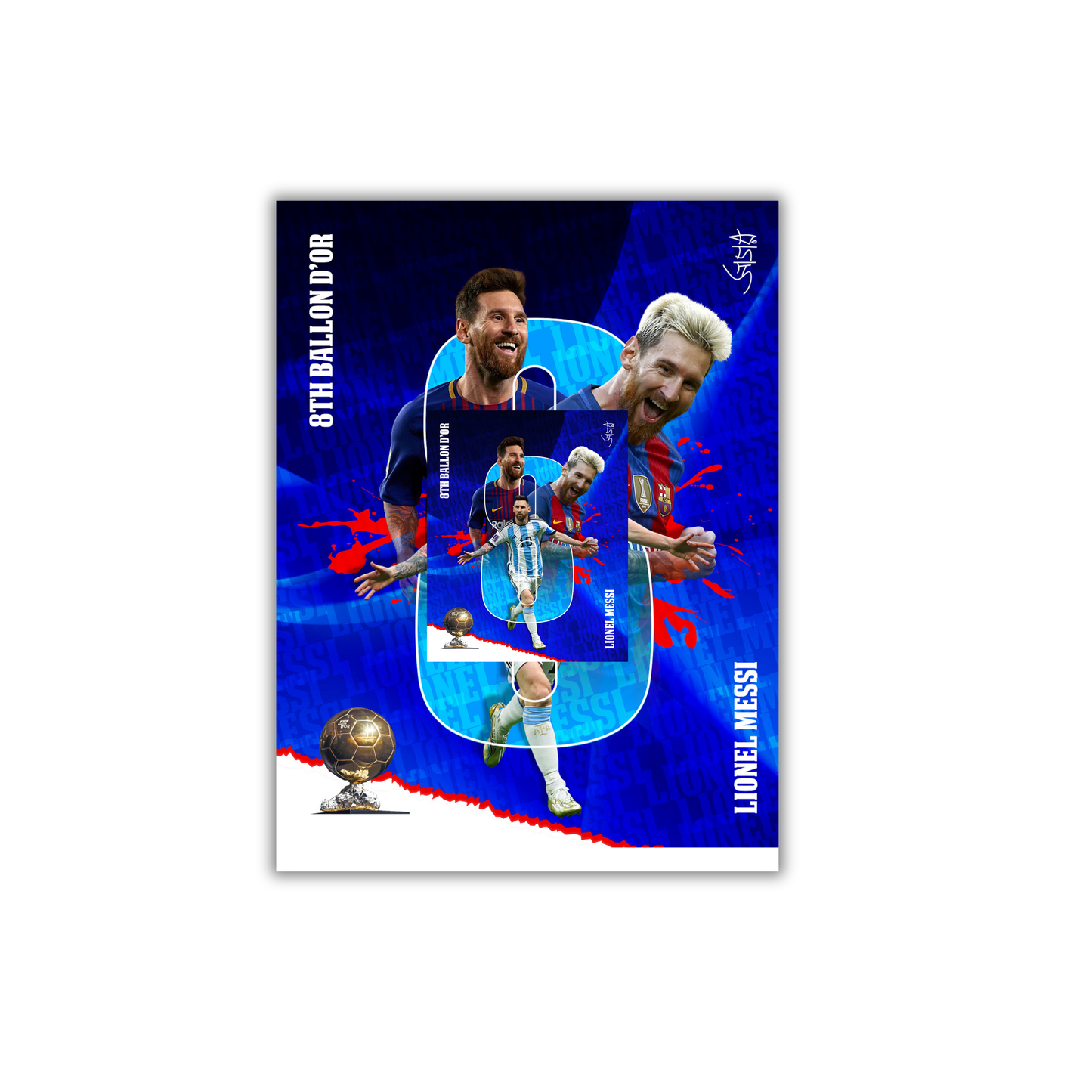 Lionel Messi Football Poster #231