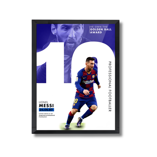 Lionel Messi Football Poster #235