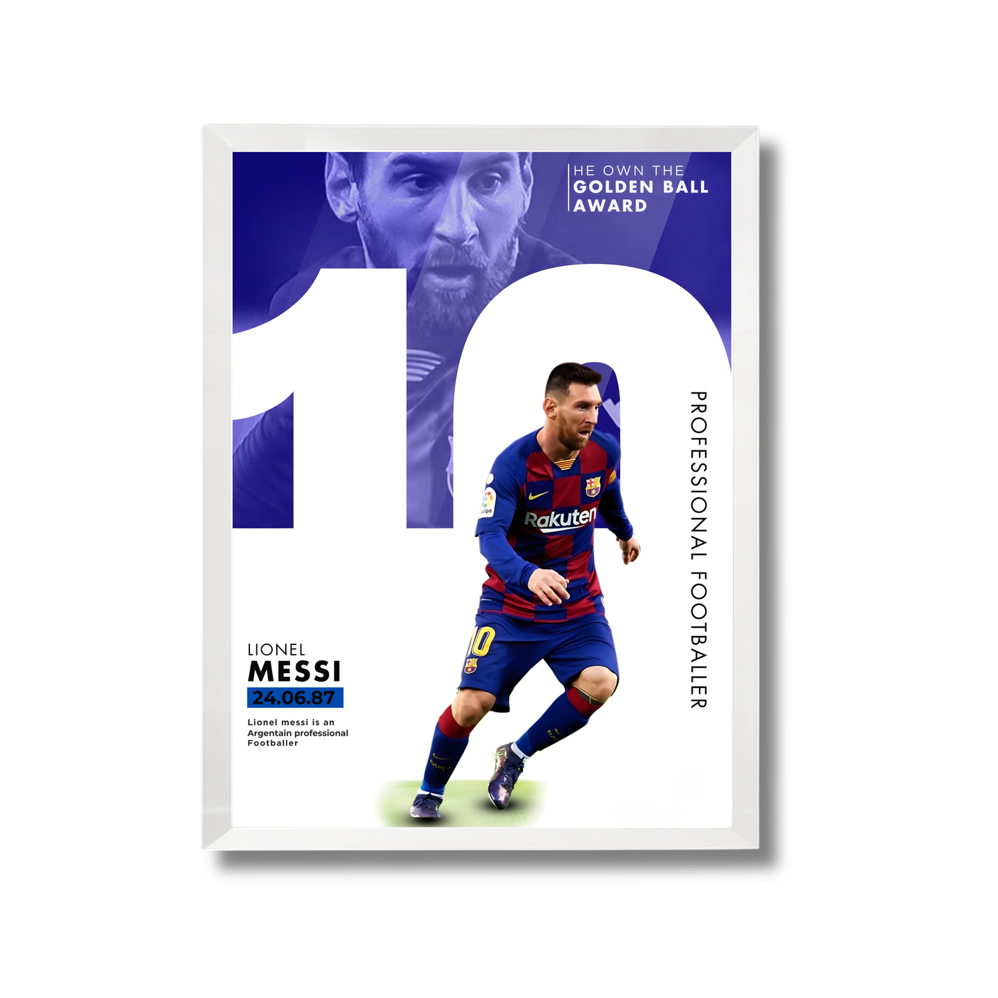 Lionel Messi Football Poster #235