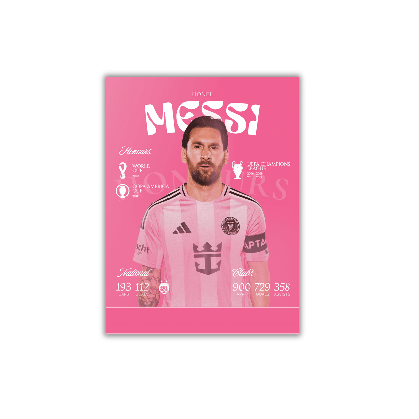 Lionel Messi Football Poster #237