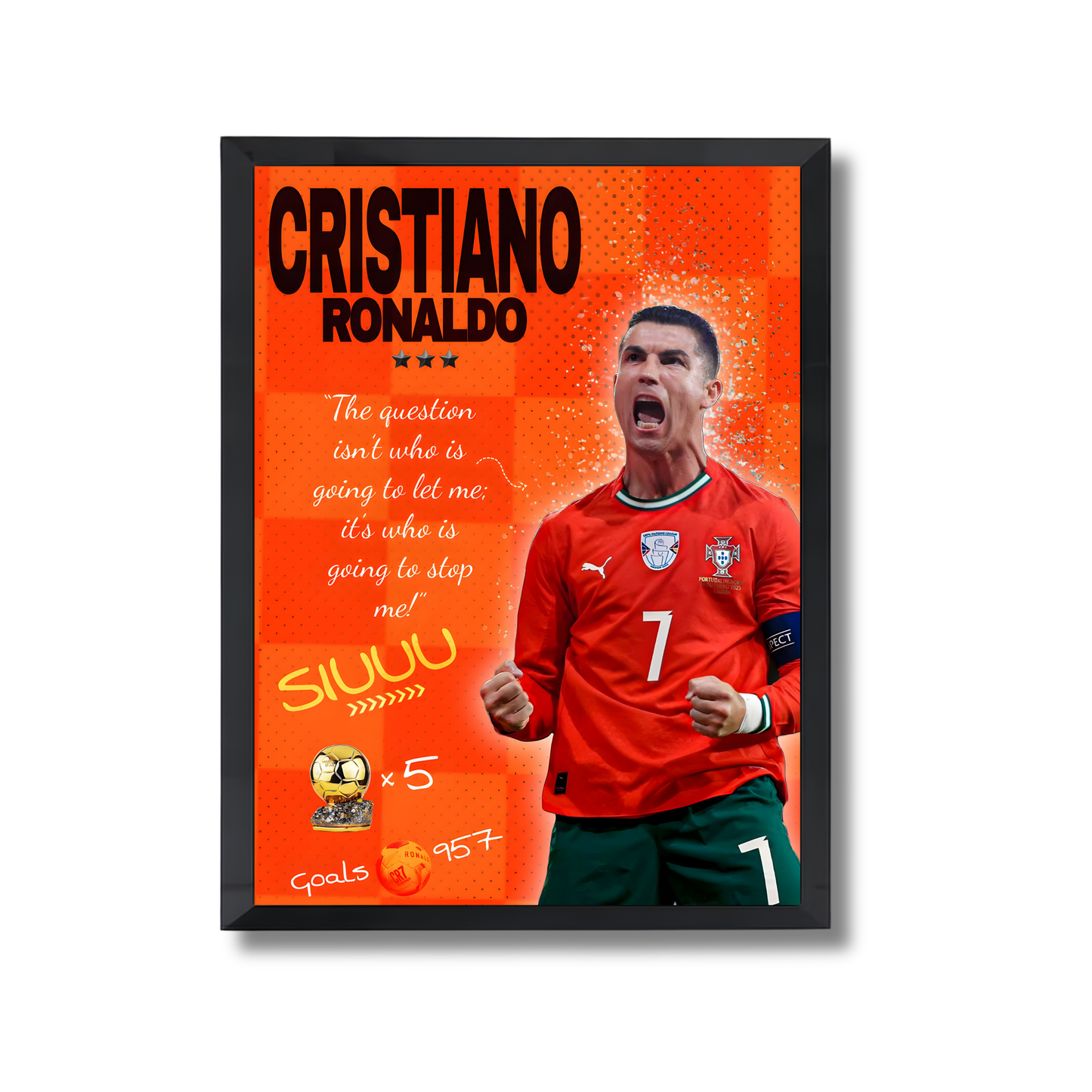 Cristiano Ronaldo Football Poster #238
