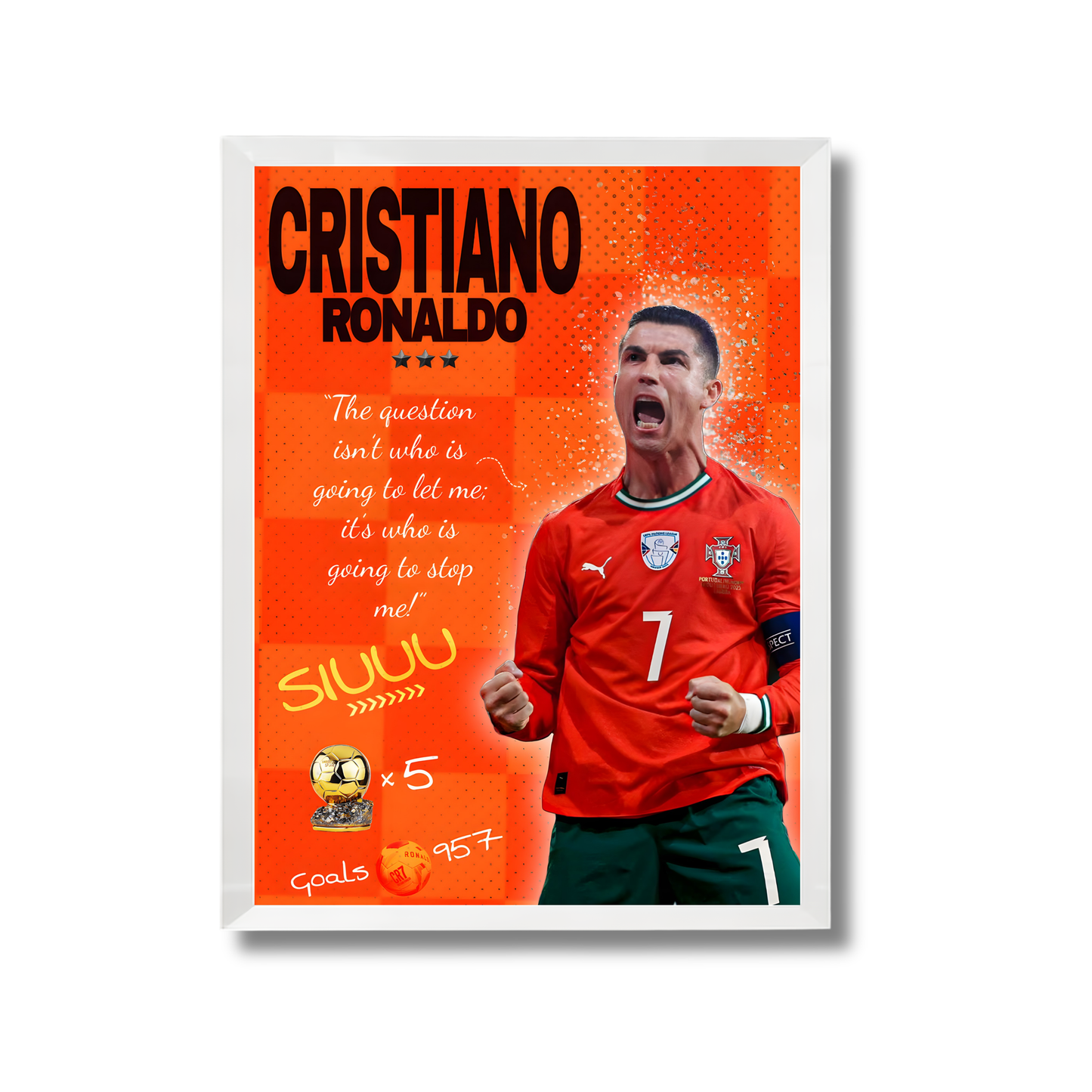 Cristiano Ronaldo Football Poster #238