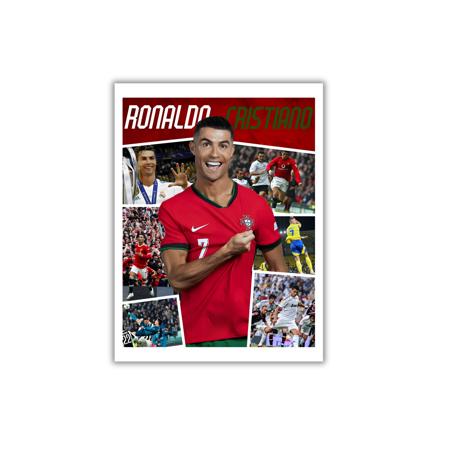 Cristiano Ronaldo Football Poster #239