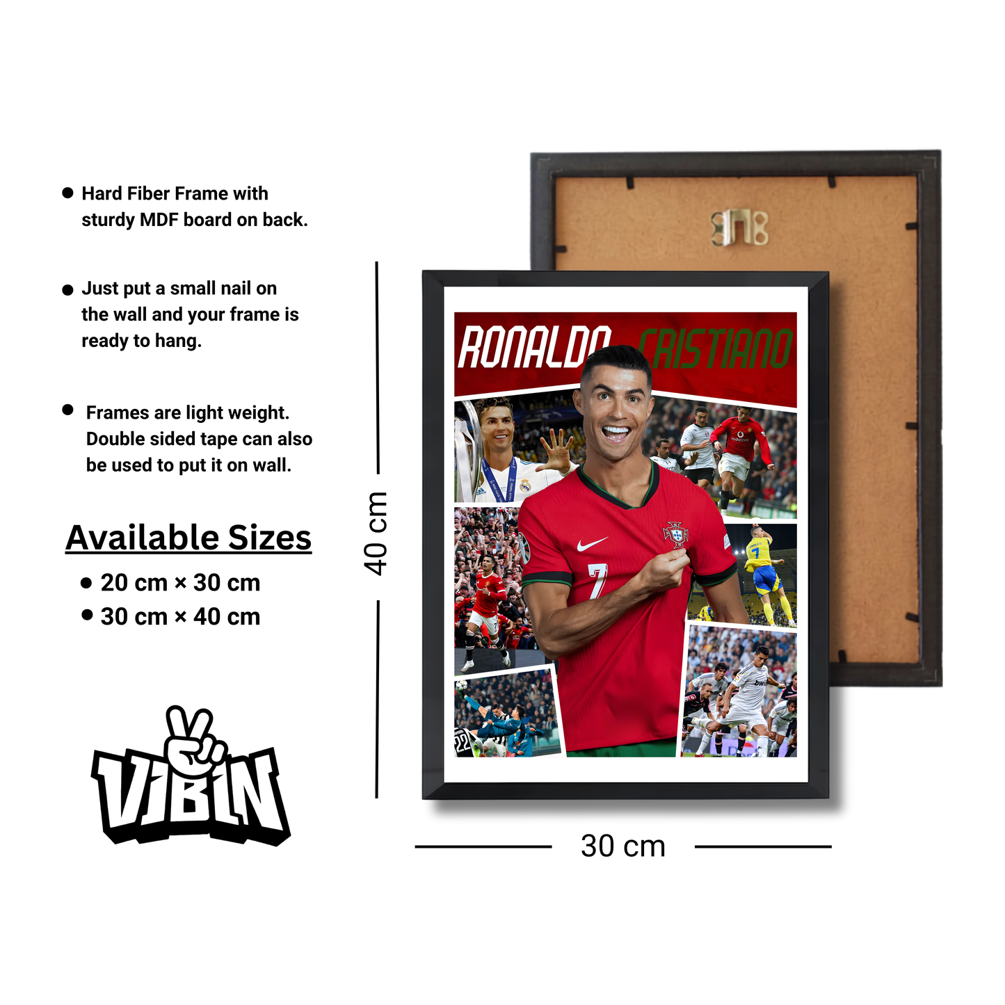 Cristiano Ronaldo Football Poster #239