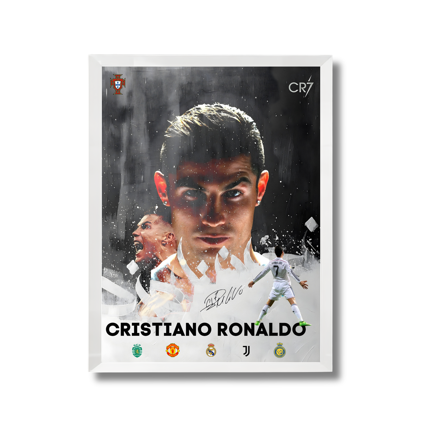 Cristiano Ronaldo Football Poster #242