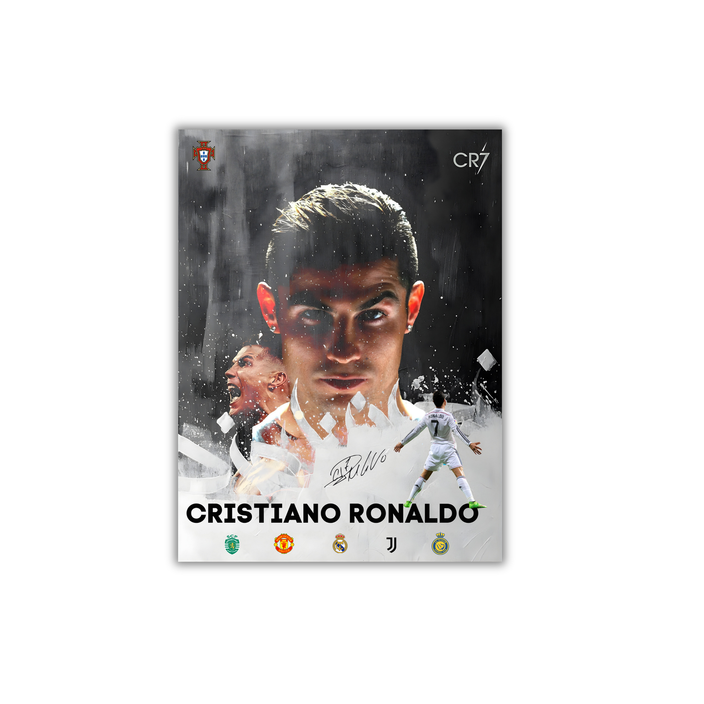 Cristiano Ronaldo Football Poster #242