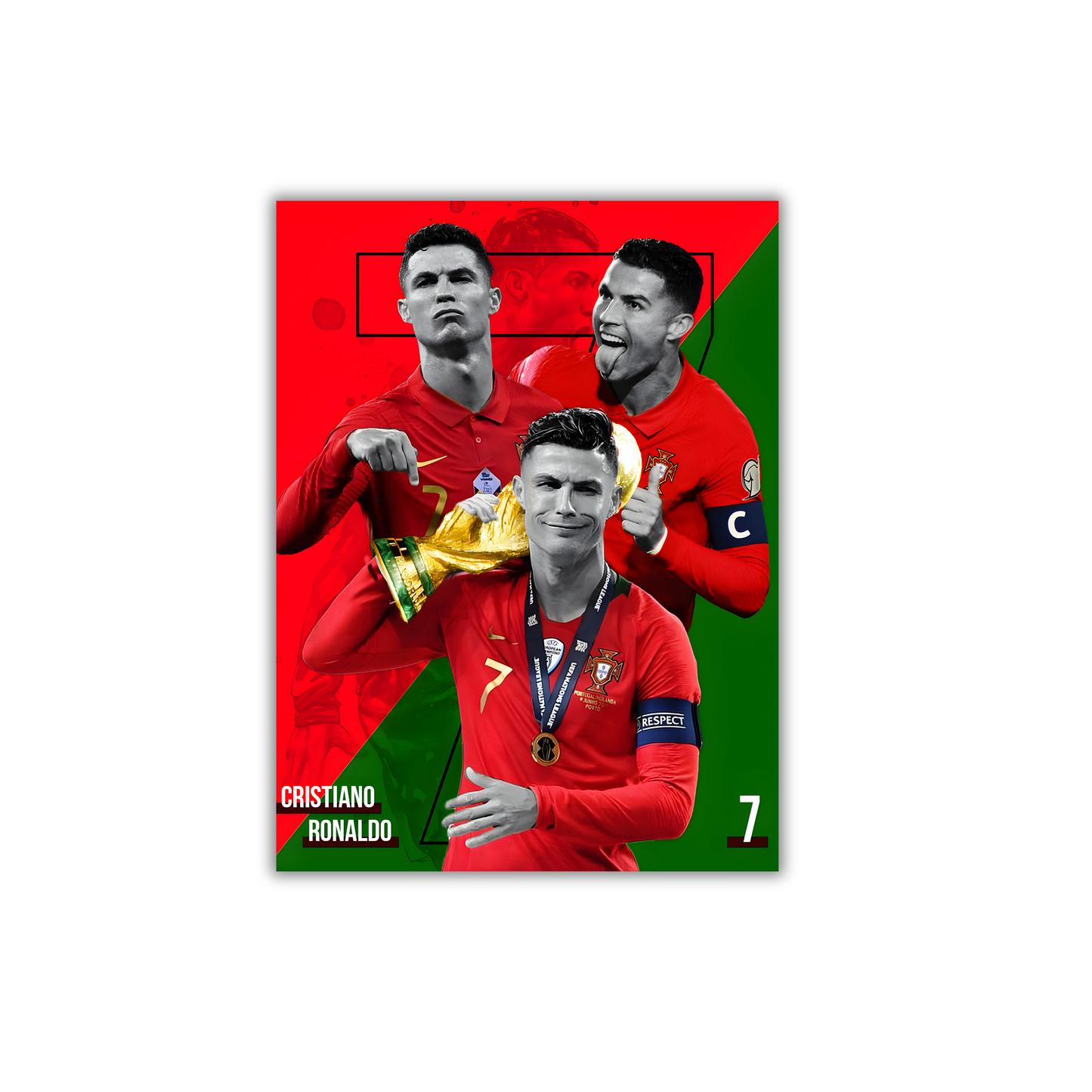 Cristiano Ronaldo Football Poster #244