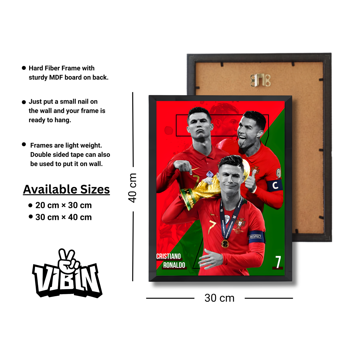 Cristiano Ronaldo Football Poster #244