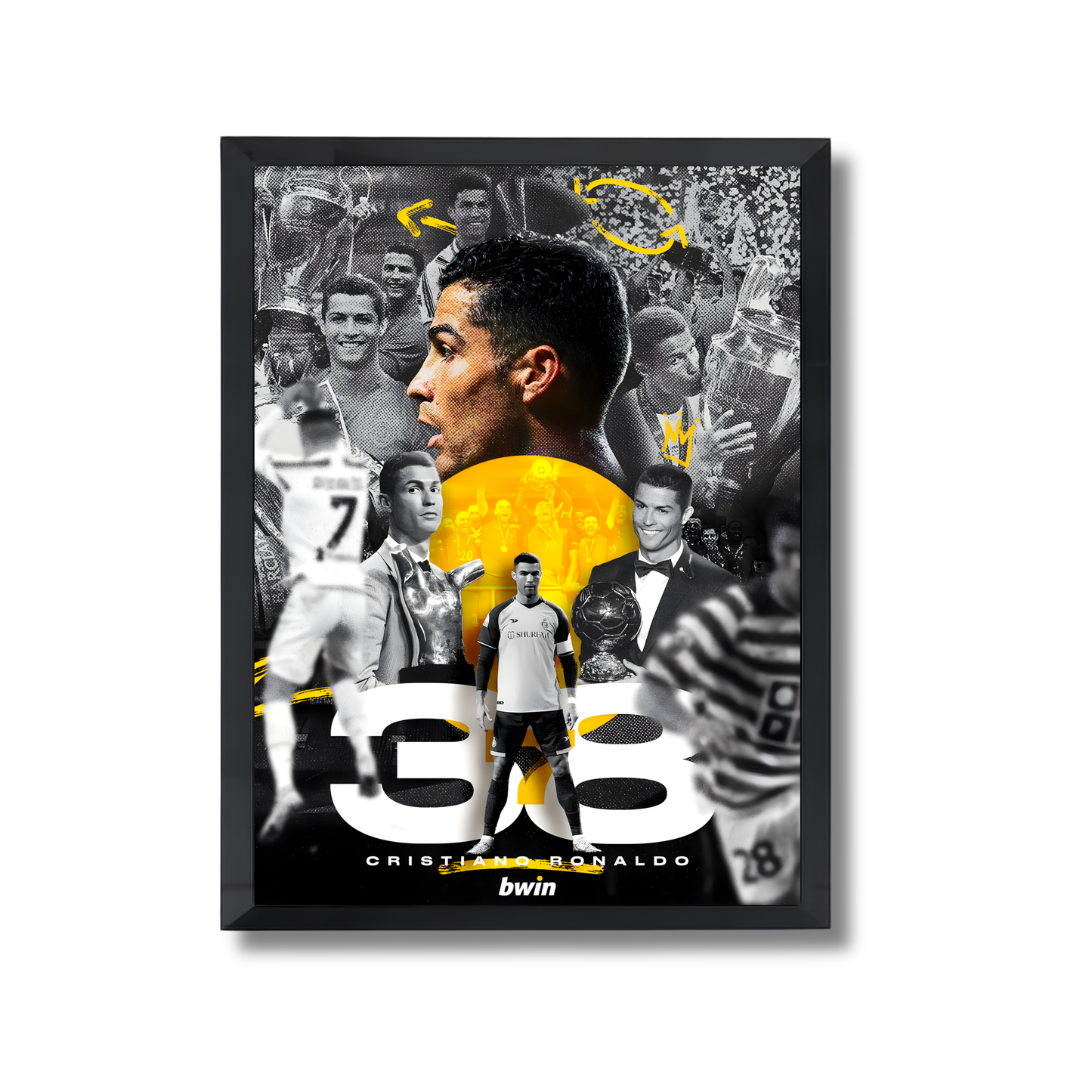 Cristiano Ronaldo Football Poster #245