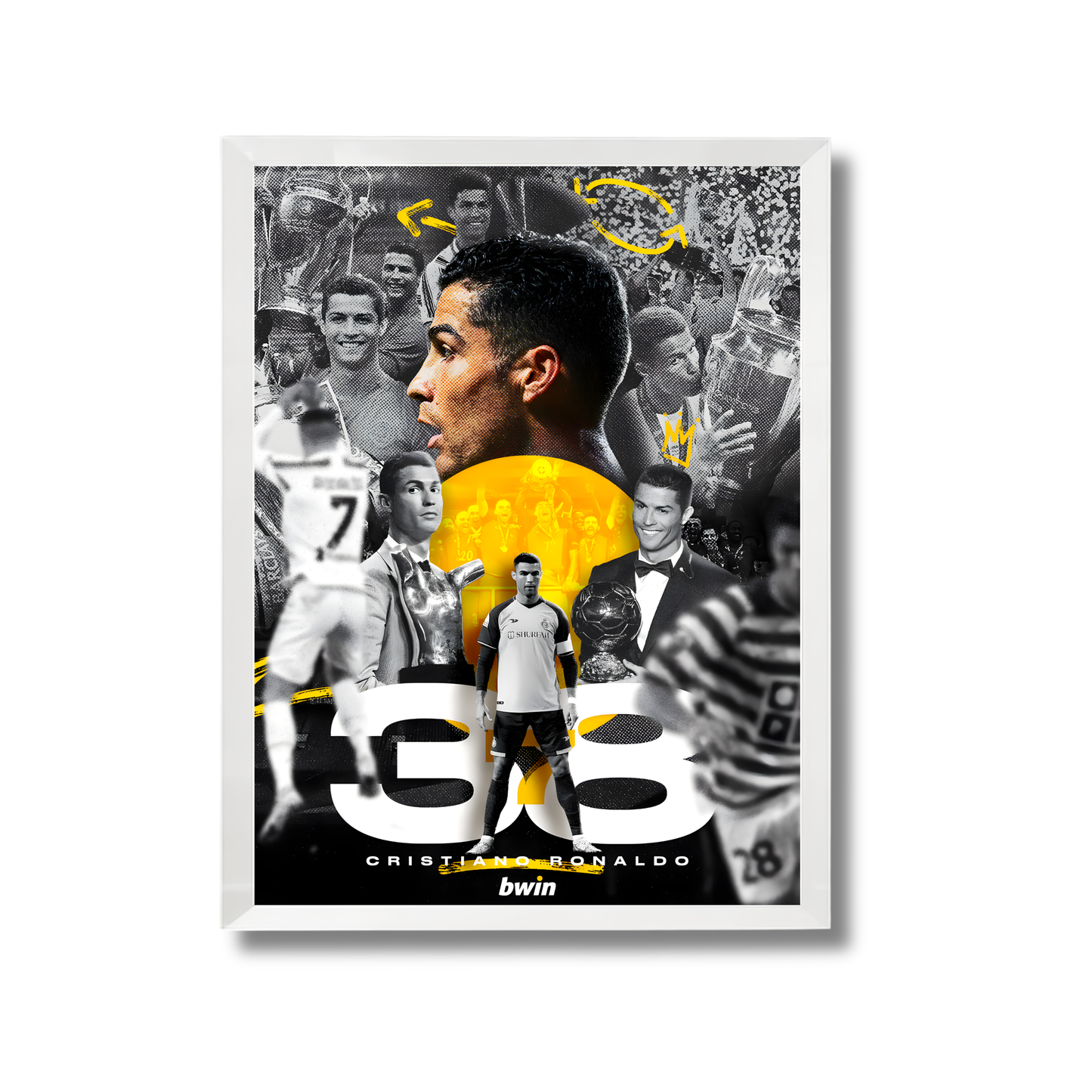 Cristiano Ronaldo Football Poster #245