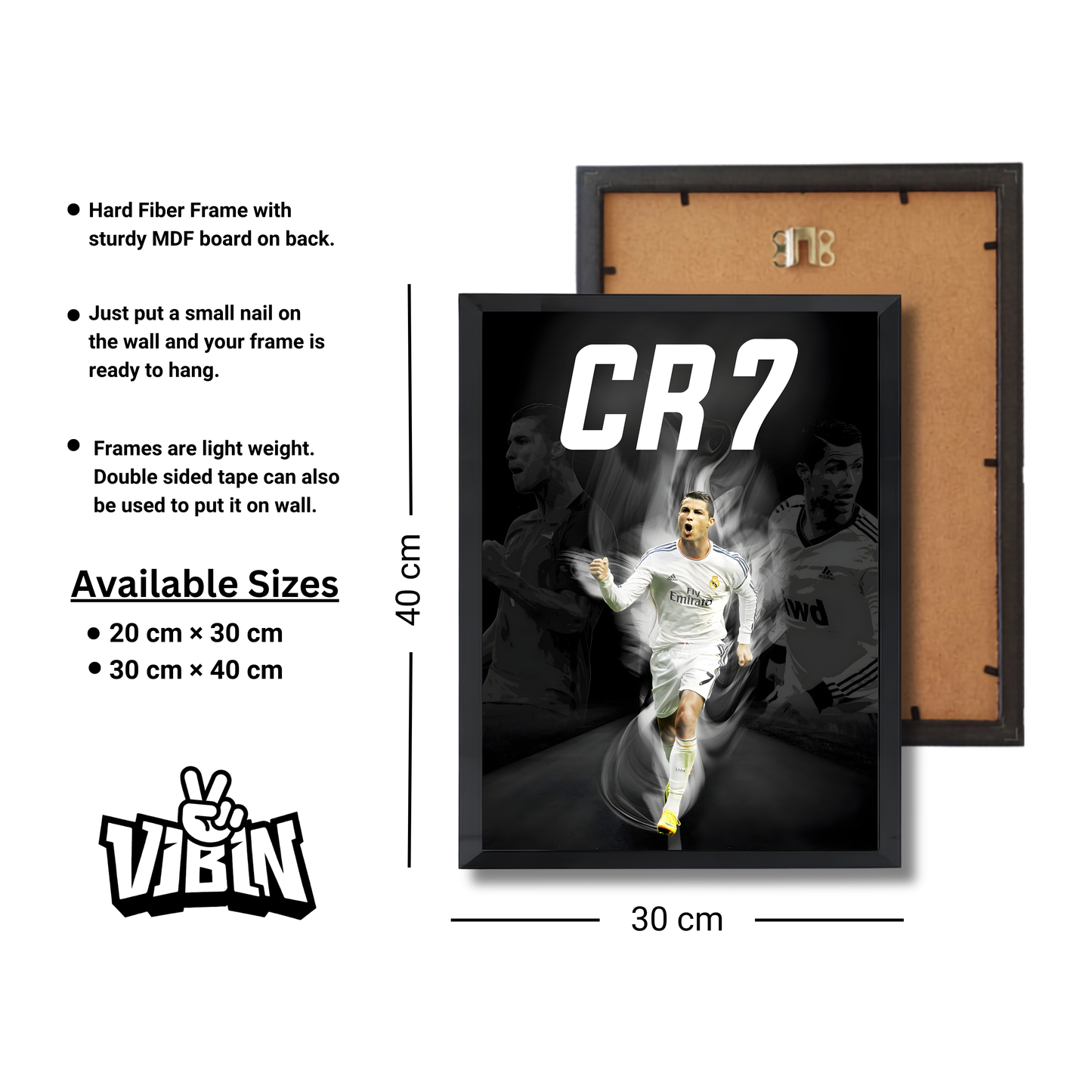 Cristiano Ronaldo Football Poster #246