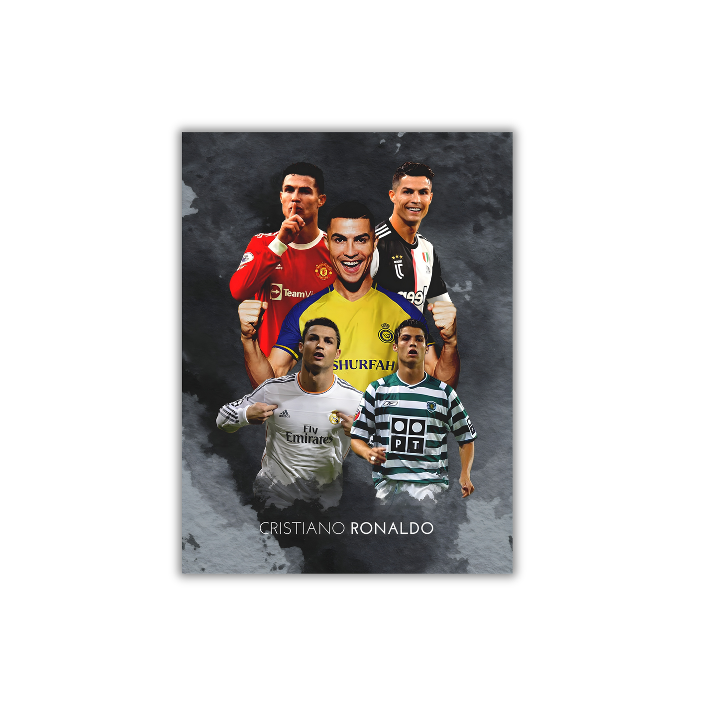 Cristiano Ronaldo Football Poster #247