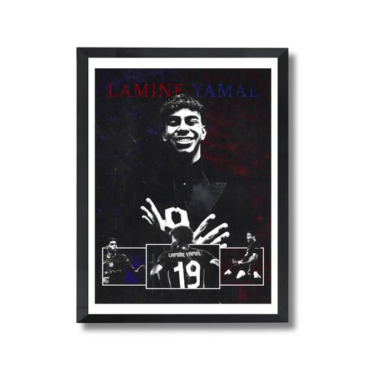 Lamine Yamal Football Poster #252