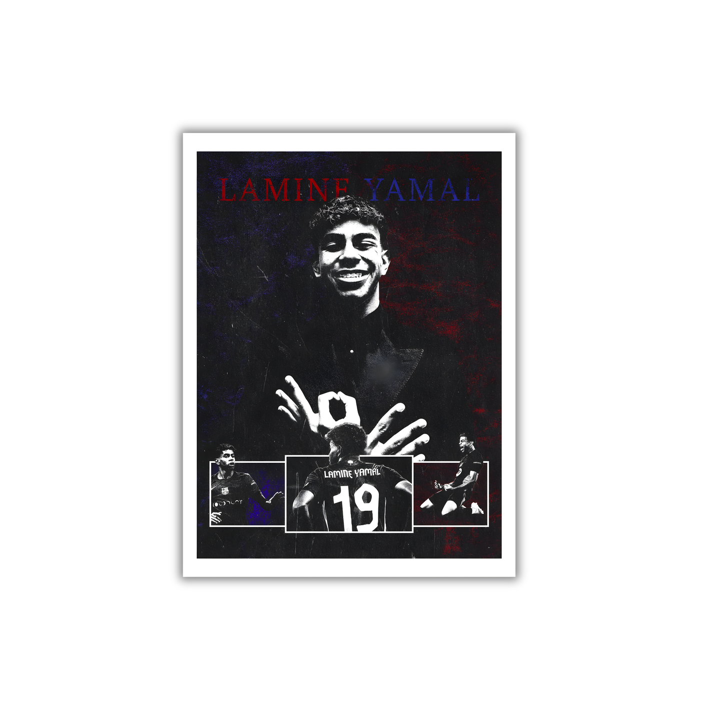 Lamine Yamal Football Poster #252