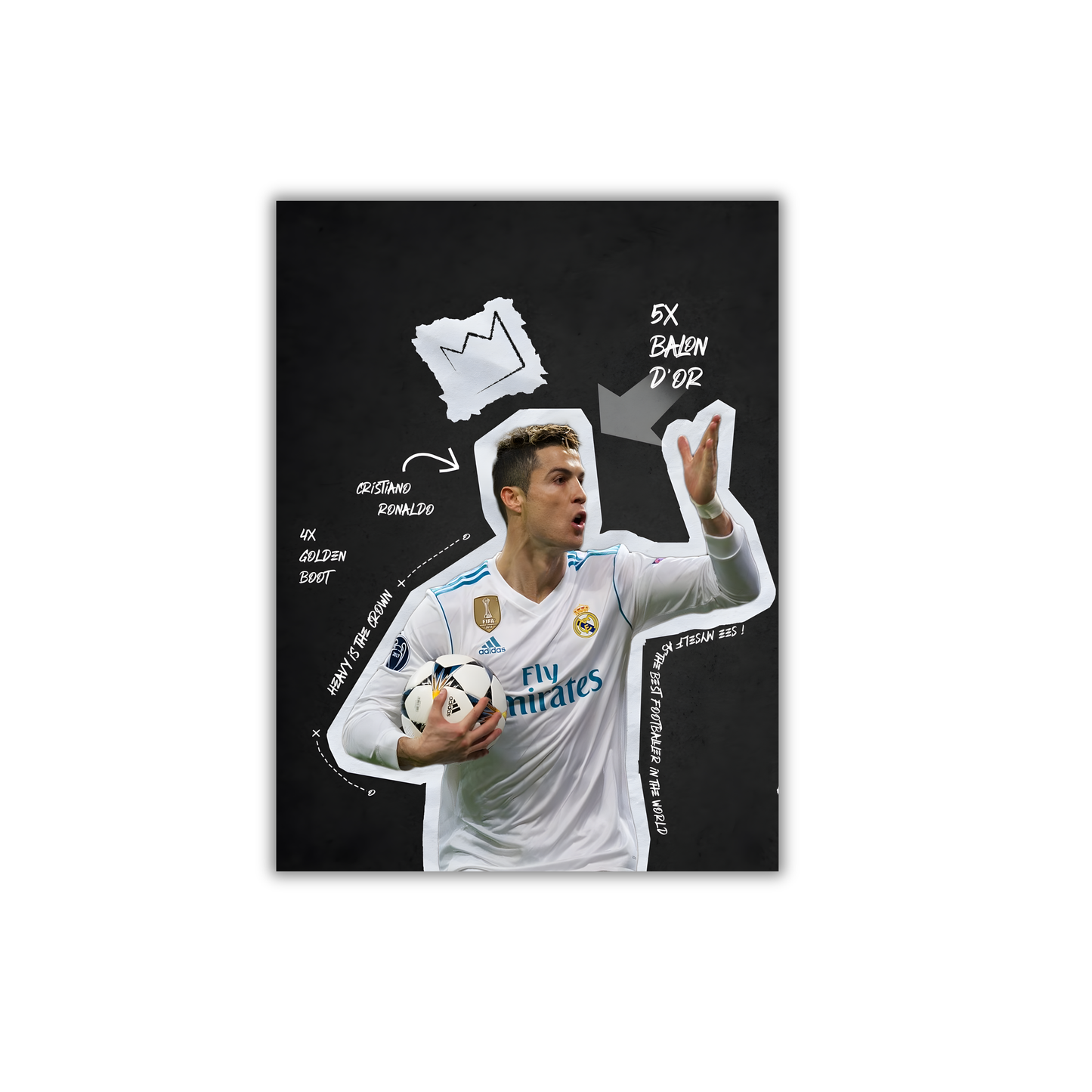 Cristiano Ronaldo Football Poster #254