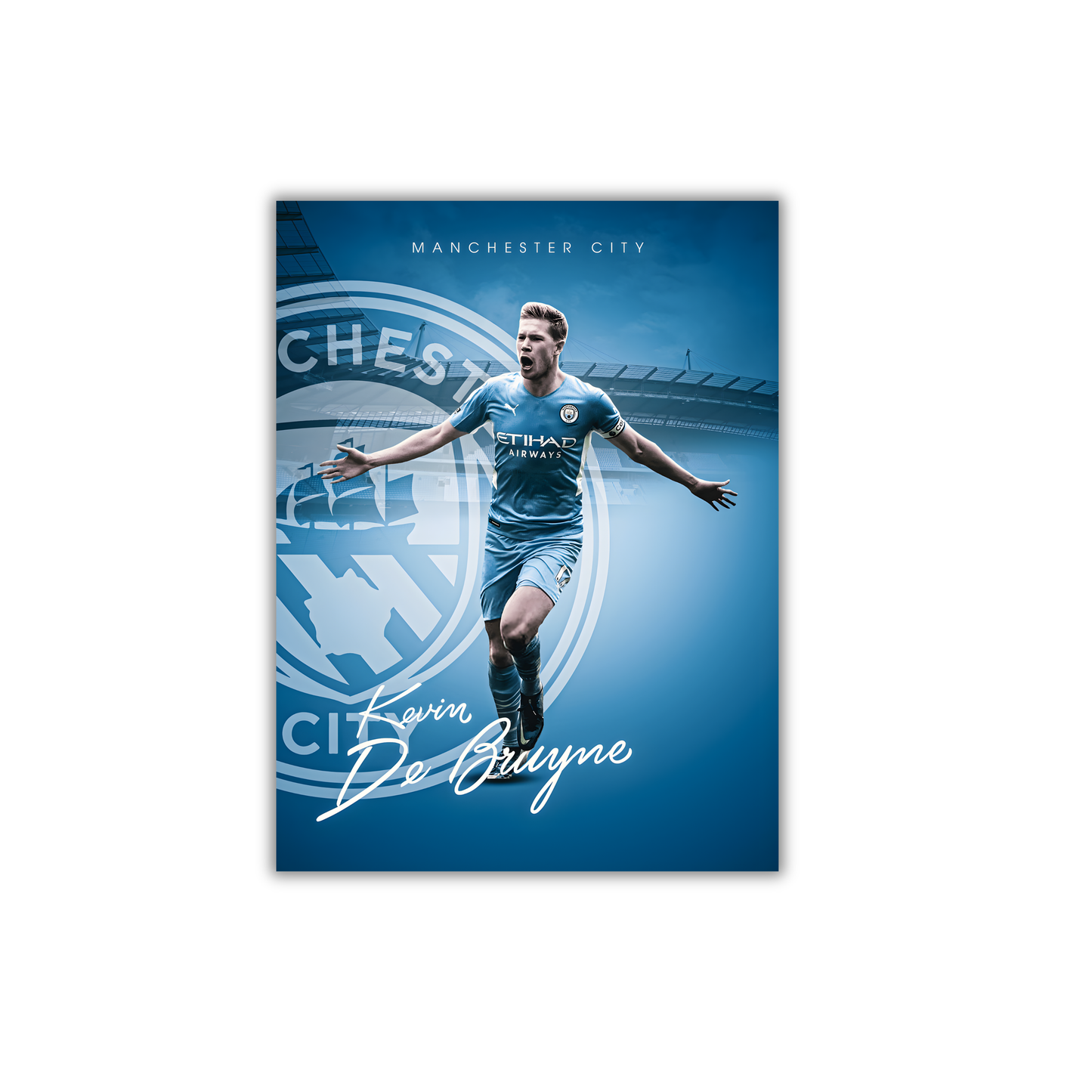 Kevin De Bruyne Football Poster #256