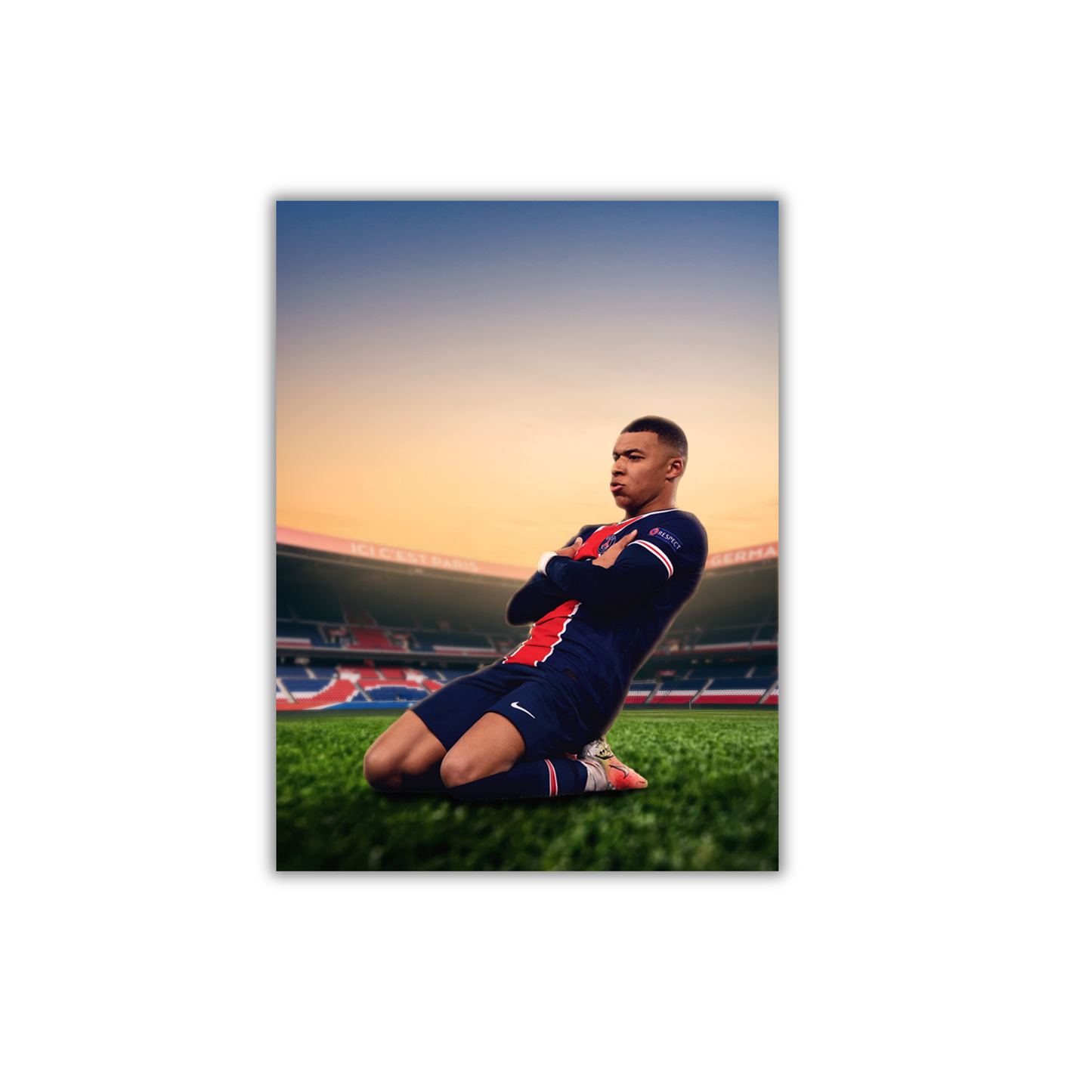Mbappé Football Poster #257