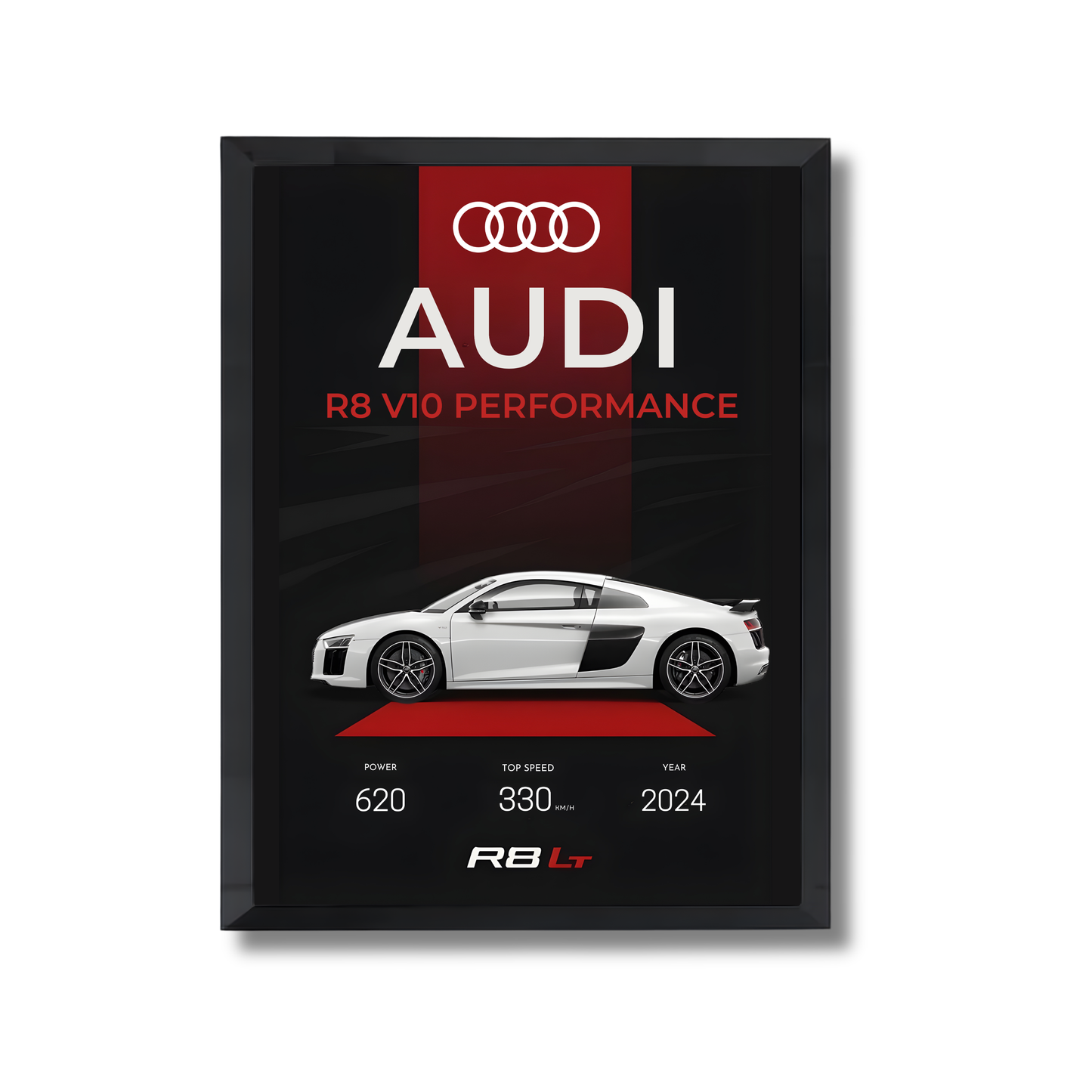 white Audi R8 v10 performance #25