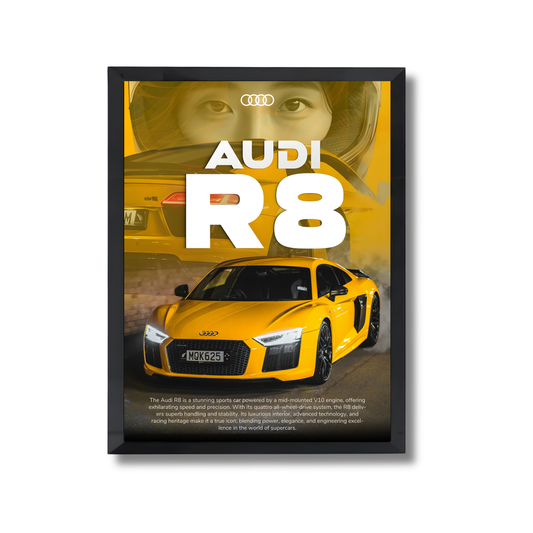 Yellow Audi R8 #27