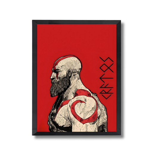 God of war kratos Gaming Poster #291