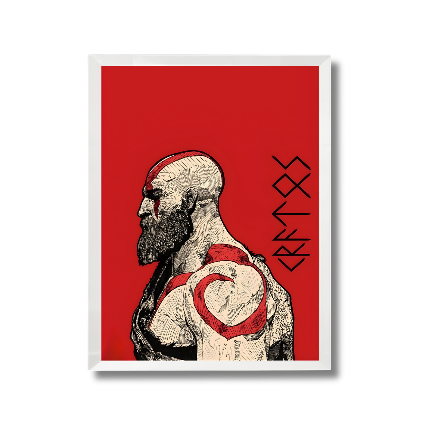 God of war kratos Gaming Poster #291