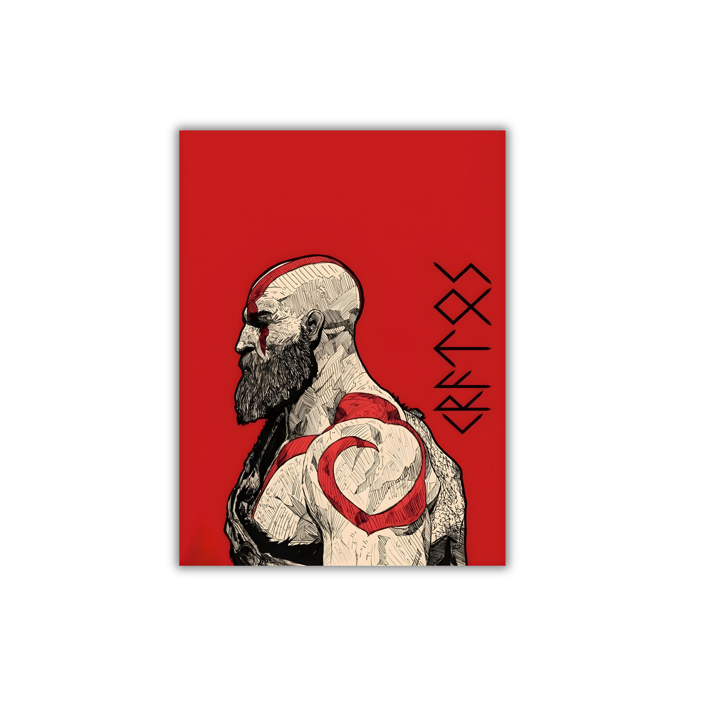 God of war kratos Gaming Poster #291