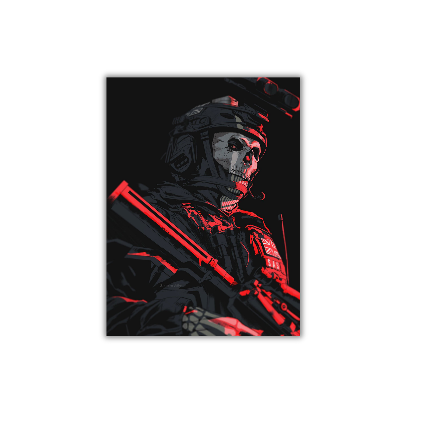 Ghost Call of duty Gaming Poster #292