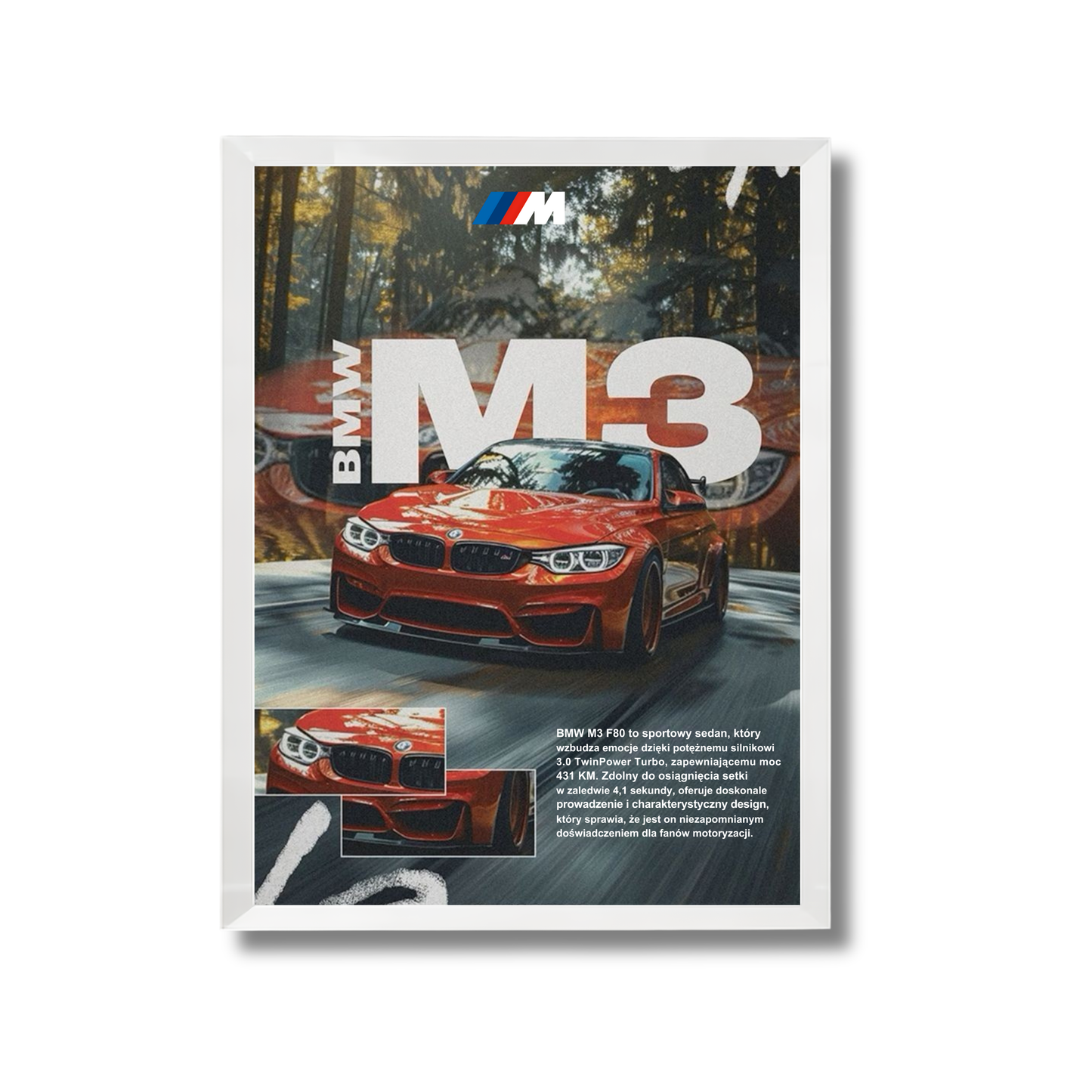 orange BMW M3 #31