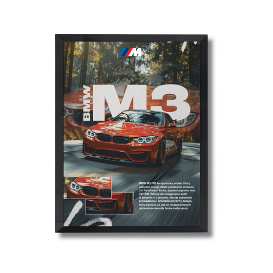 orange BMW M3 #31