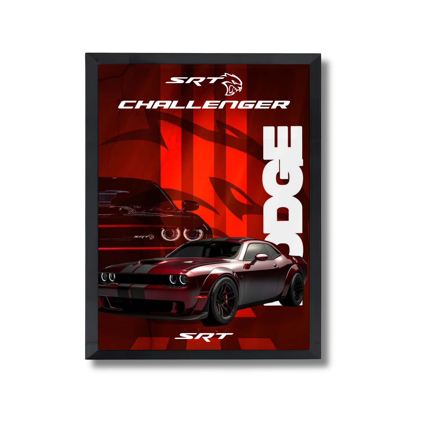 Red Dodge Challenger #38