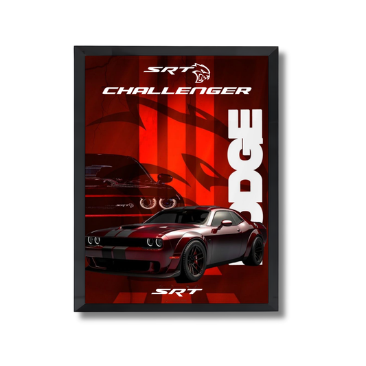 Red Dodge Challenger #38