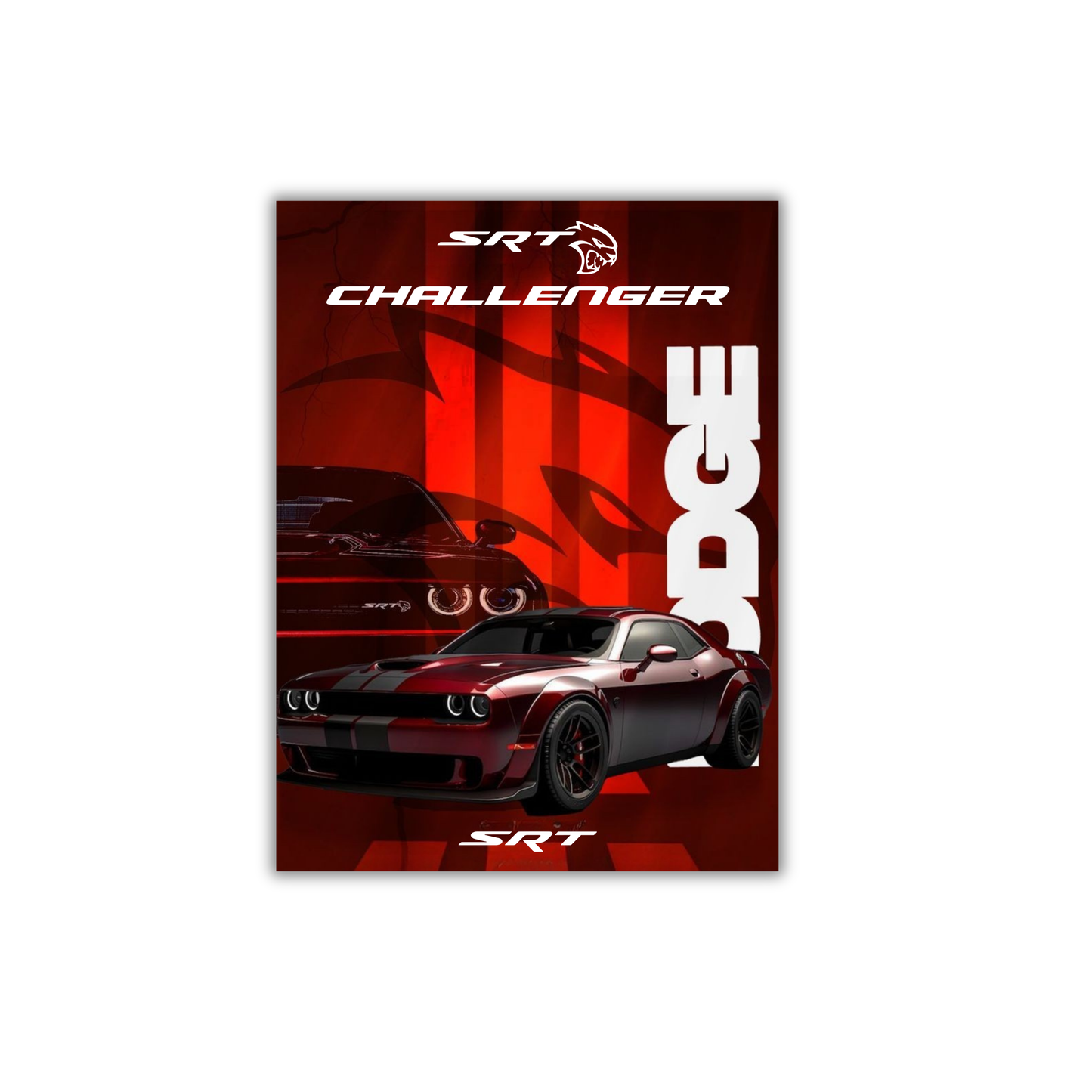 Red Dodge Challenger #38