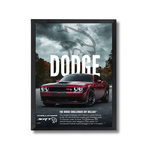 Red Dodge CHALLENGER HELLCAT #39