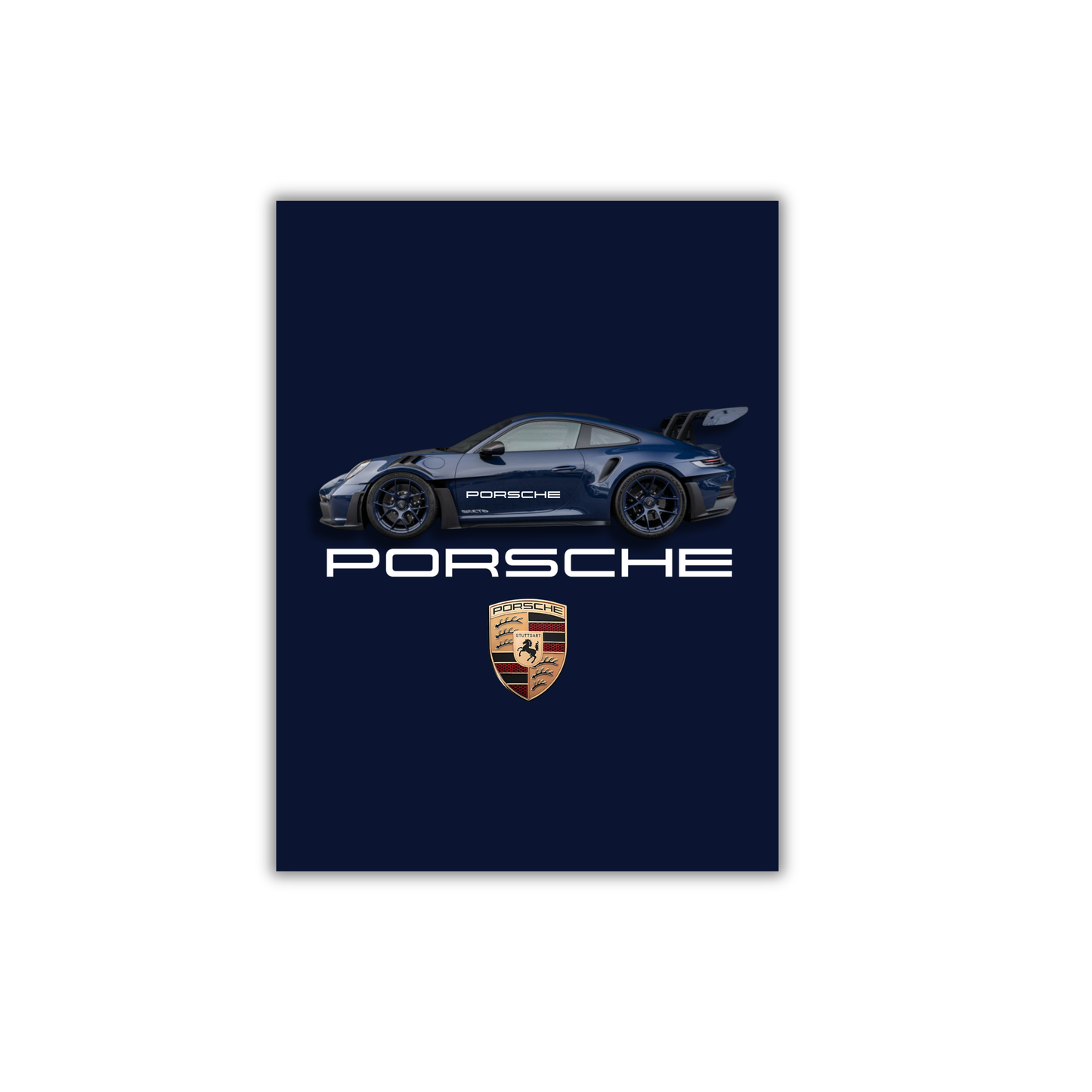 porsche 911 GT3 RS blue edition poster #3