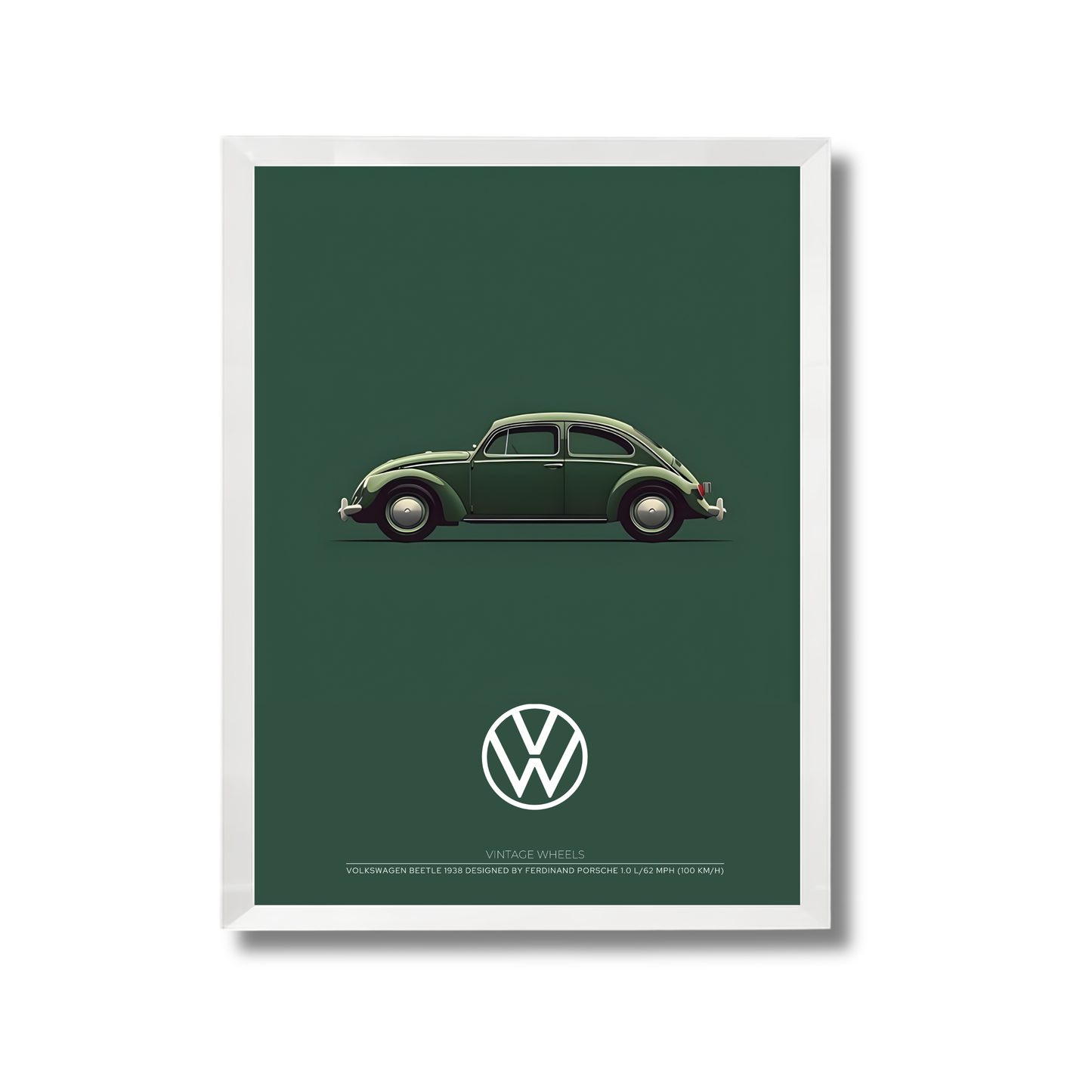 green Volexwagen beetle Vintage wheels #42