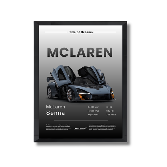black mclaren senna #46