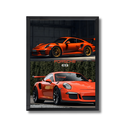 orange porsche GT3 poster #50