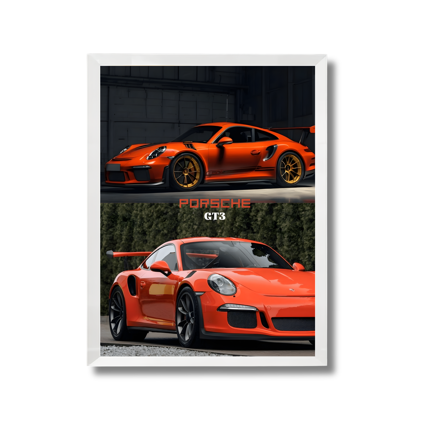 orange porsche GT3 poster #50