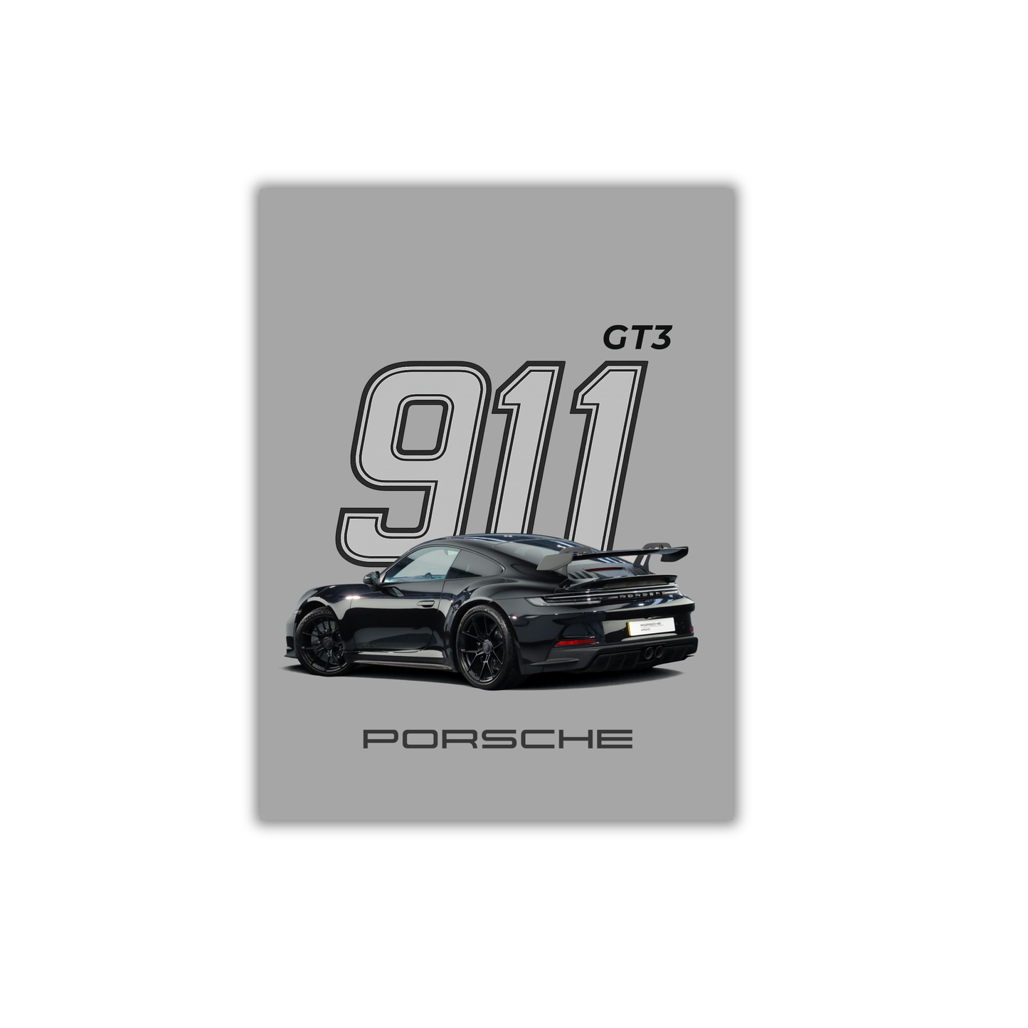black porche 911 GT3 RS poster #5